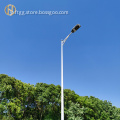 Singer Arm Galvanized Steel Street Light Poles